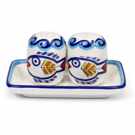 Salt and pepper shakers Levante Ceramiche De Simone Salt and pepper shakers Levante Ceramiche De Simone